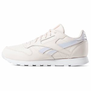 Adidasy Dziecięce Reebok Classic Leather Różowe/Białe PL 70LKDNM